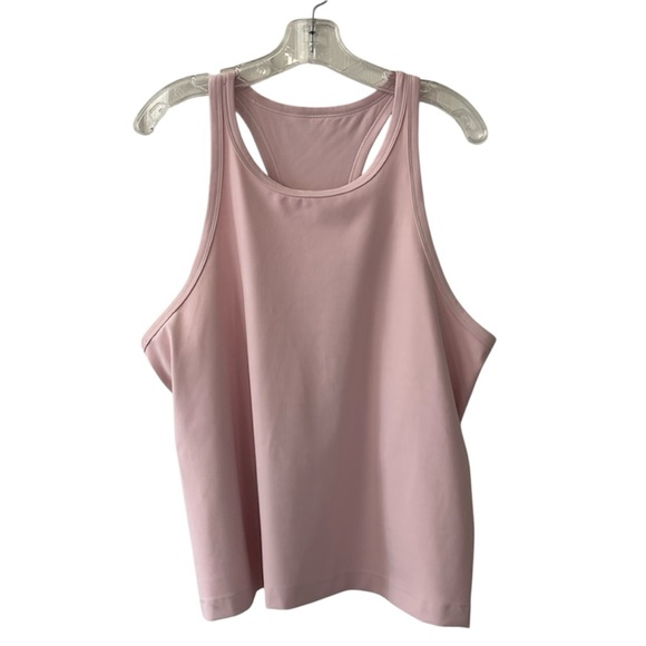 lululemon athletica Tops - Lululemon Pink Align Waist Length Racer Back Tank Top